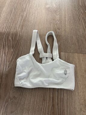FP Movement by Free People White Racerback Sports Bra